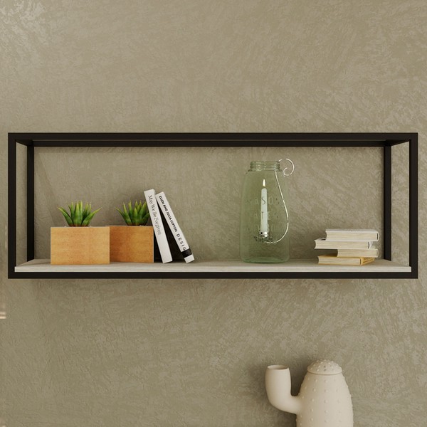 Nicho Decorativo Dynamica Snow/Preto 19201 - Compace