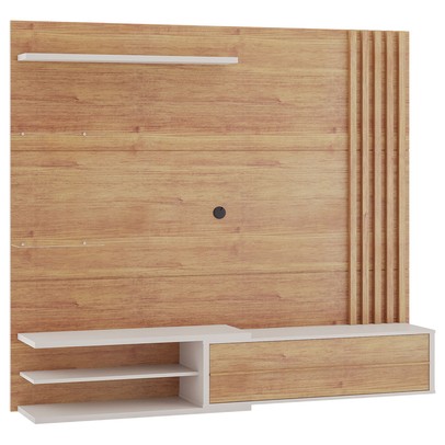 Painel para TV Até 60 Polegadas Grécia Mel/Off White - Viero Móveis