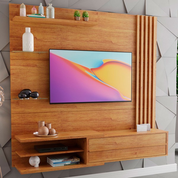 Painel para TV Até 60 Polegadas Grécia Mel - Viero Móveis