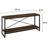 Rack para TV Até 50 Polegadas Dynamica 1 Prateleira Carvalho Dark/Preto - Compace