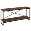 Rack para TV Até 50 Polegadas Dynamica 1 Prateleira Nogal/Preto - Compace