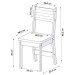 Mesa de Jantar 8 Lugares Lexa Mel/Veludo Cinza 26186 - Viero Móveis