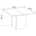 Mesa de Jantar 8 Lugares Lexa Mel/Veludo Barroco - Viero Móveis