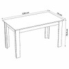 Mesa de Jantar 6 Lugares Isis Mel/Veludo Cinza - Viero Móveis