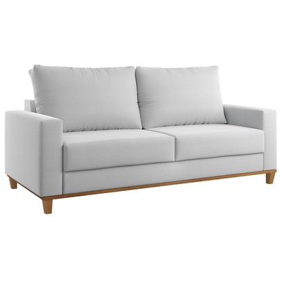 Sofá 2 Lugares Tamires Linho Gelo - Pnr Móveis