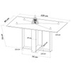 Mesa de Jantar 4 Lugares Juliete Mel/Blonde/Veludo Cinza - Viero Móveis