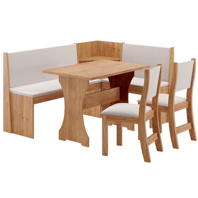 Canto Alemão Mel/Linho Amendoa 26297 - Viero Móveis