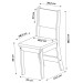 Mesa de Jantar 6 Lugares Andressa Off White/Blonde/Mel/Nude - Viero Móveis