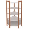 Closet 5 Prateleiras Az1020 Amêndoa/Branco - Tecno Mobili