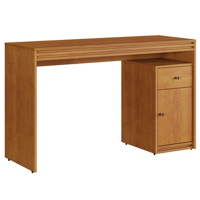 Mesa Escrivaninha Madrid 1 Porta 1 Gaveta Naturalle - Mavaular