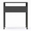 Mesa Escrivaninha Smile 1 Prateleira Preto - Olivar Móveis