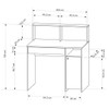 Mesa Escrivaninha Nina Branco - Olivar Móveis