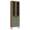 Paneleiros 4 Portas Ebano Fosco/Alecrim 1317l - Genialflex