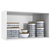 Armário Aéreo Cozinha em Aço Diamante 2 Portas Branco 818002 - Telasul