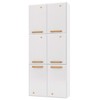 Paneleiro em Aço Diamante 6 Portas Branco 818309 - Telasul