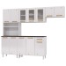 Cozinha de Aço Completa Diamante 12 Portas 1 Gaveta Branco 818489 - Telasul