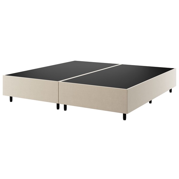 Base de Cama Box King Zeus Creme 26758 - Vian