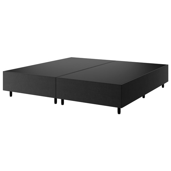 Base de Cama Box King Zeus Veludo Preto 26765 - Vian