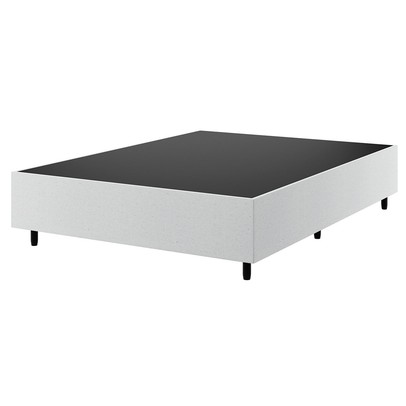 Base de Cama Box Casal Zeus Linho Gelo 26779 - Vian