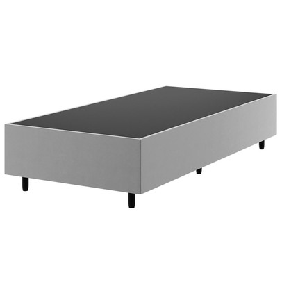 Base de Cama Box Solteiro Zeus Prata 26786 - Vian