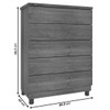 Cômoda Premium 5 Gavetas Neve - Tcil Móveis