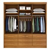 Guarda-Roupa Chicago 3 Portas 9 Gavetas Cinamomo - Tcil Móveis