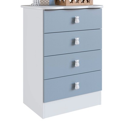 Cômoda Infantil 4 Gavetas Azul 1320 - Percasa