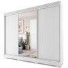 Guarda-Roupa Casal Detroit 3 Portas 3 Gavetas Branco - Fama Móveis