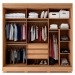 Guarda-Roupa Casal Detroit 3 Portas 3 Gavetas Naturale Tx/Off White - Fama Móveis