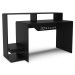 Mesa Gamer Expert 1 Prateleira Preto/Branco - Politorno