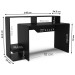 Mesa Gamer Expert 1 Prateleira Preto/Branco - Politorno