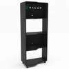 Estante para Livros Force Two 3 Prateleiras Preto/Azul - Politorno