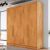 Guarda-Roupa Casal Nantes 4 Portas 3 Gavetas 100% Mdf Peroba - Europa Móveis
