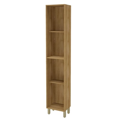 Paneleiro 2 Portas 3 Prateleiras Chumbo/Castani - Indekes