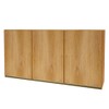 Armário Aéreo Cozinha 120 Cm 3 Portas 6123.23 Castani - Indékes