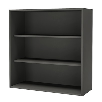 Armário Aéreo Cozinha 80 Cm 2 Portas 2 Prateleiras com Vidro Chumbo 6171.18 - Indékes