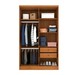 Guarda-Roupa Solteiro Amsterdam 4 Portas 2 Gavetas 20207 Cinamomo - Tcil Móveis