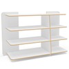 Estante para Livros Pietra 4 Prateleiras Branco - Politorno