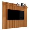 Painel para TV Até 80 Polegadas Vênus Ripado 1 Prateleira Nature 680 - Giga Móveis