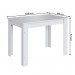 Mesa de Jantar 4 Lugares Caribe 10000.1 Branco/Preto - Indékes