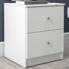 Mesa de Cabeceira Benfácil 2 Gavetas Branco - Politorno