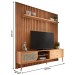 Rack com Painel para TV Até 75 Polegadas 1 Porta 2 Gavetas com Led Freijó Tb323f Jj - Dalla Costa