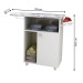 Tábua de Passar Roupa Tp3010 Branco 1 Porta - Tecno Mobili