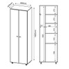 Armário Multiuso 2 Portas Am3101 Branco - Tecno Mobili