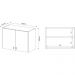 Armário Aéreo Lavanderia 2 Portas Am3104 Branco - Tecno Mobili