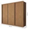 Guarda-Roupa Casal Nápoli 3 Portas 6 Gavetas Carvalho - Minastex