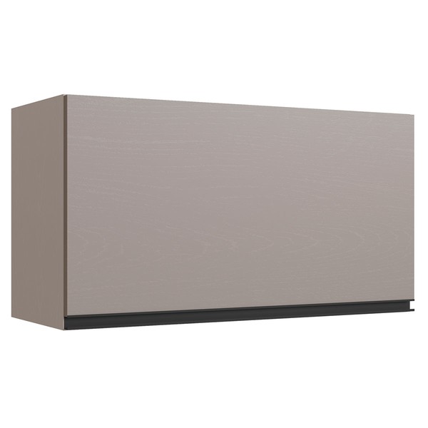 Armário Aéreo Cozinha 80 Cm 1 Porta Basculante Fumê - Quiditá Móveis