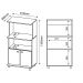 Armário de Cozinha Bl3301 Branco 2 Portas - Tecno Mobili