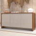 Balcão Buffet Madrid 3 Portas 1 Gaveta Cedro/Off White - Casa D
