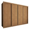 Guarda-Roupa Casal Milano 4 Portas 4 Gavetas Carvalho - Minastex